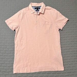 Tommy Hilfiger Slim Fit Short Sleeve Pink Polo- Medium